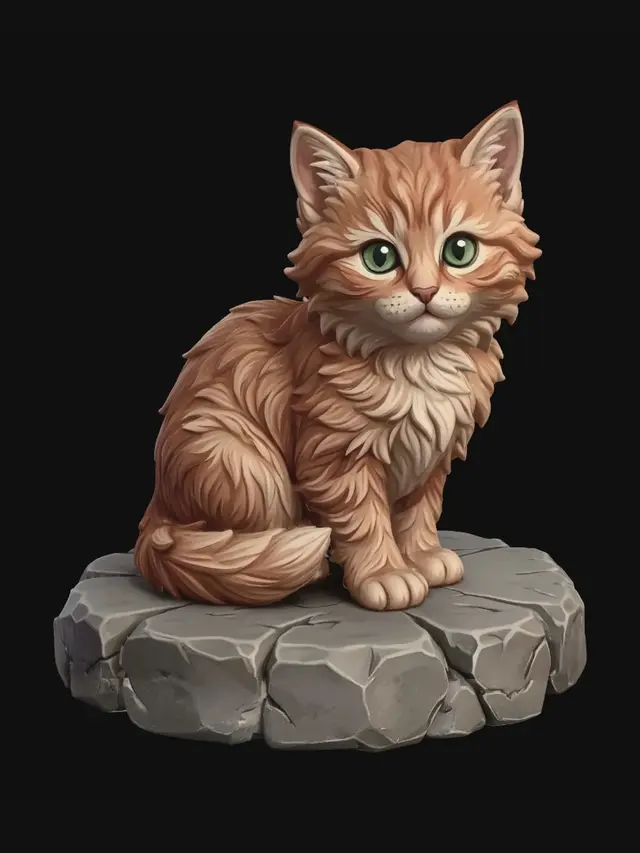 3D model for Whiskers on Stone