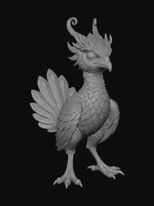 3D model for Celestial Emberwing