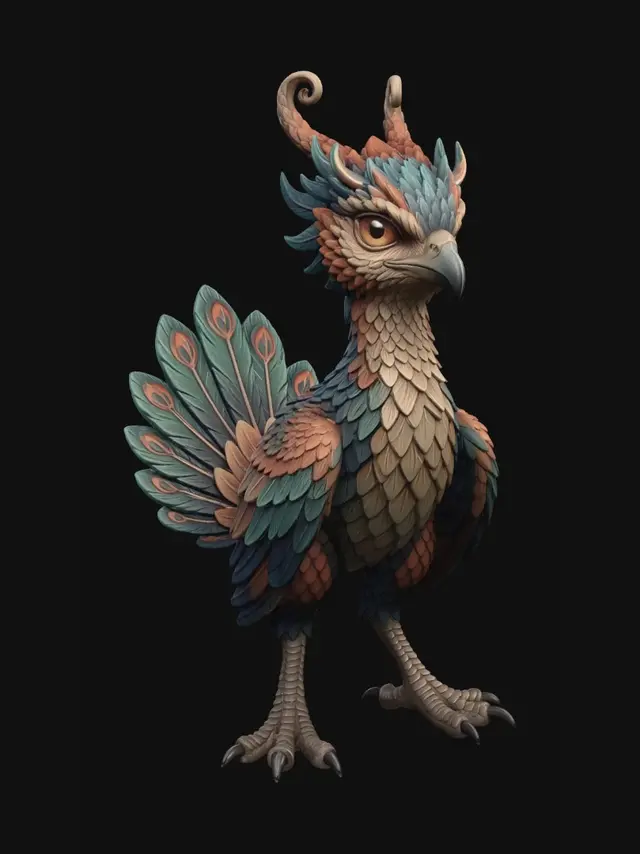3D model for Celestial Emberwing