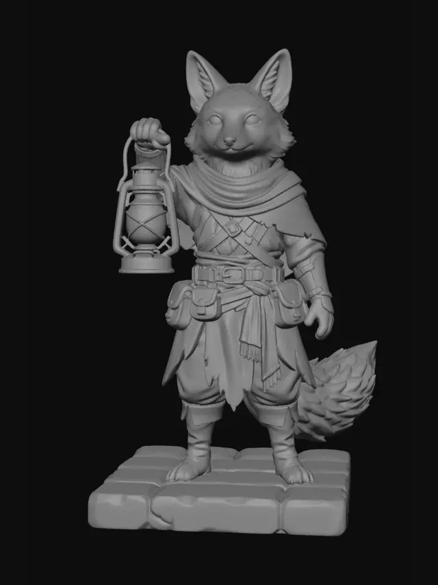 3D model for Lantern Fox Ranger