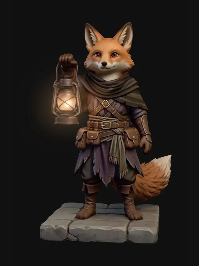 3D model for Lantern Fox Ranger