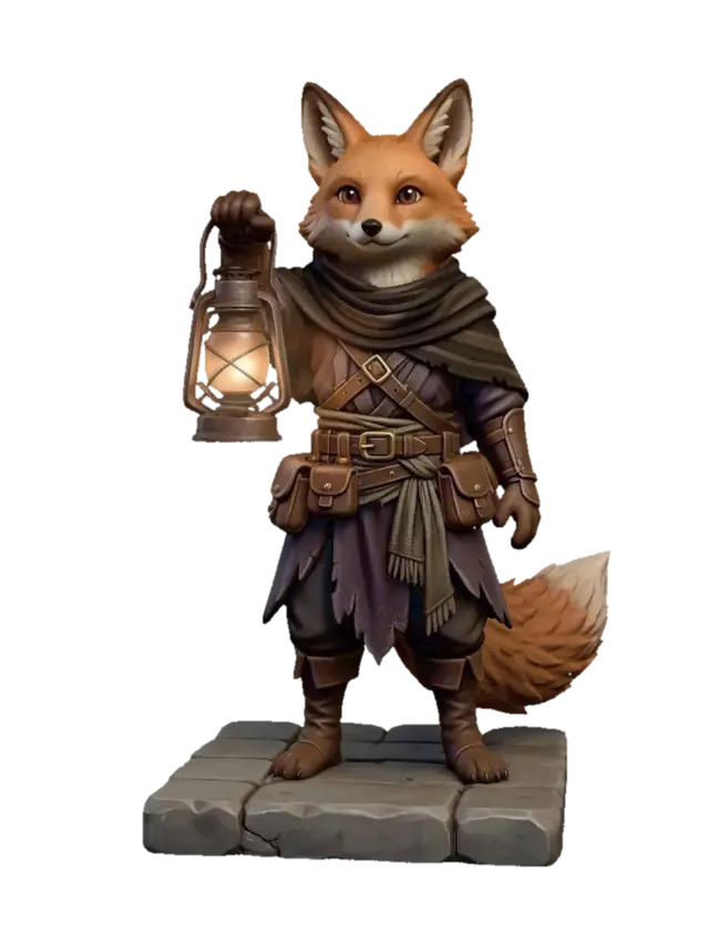 3D model for Lantern Fox Ranger