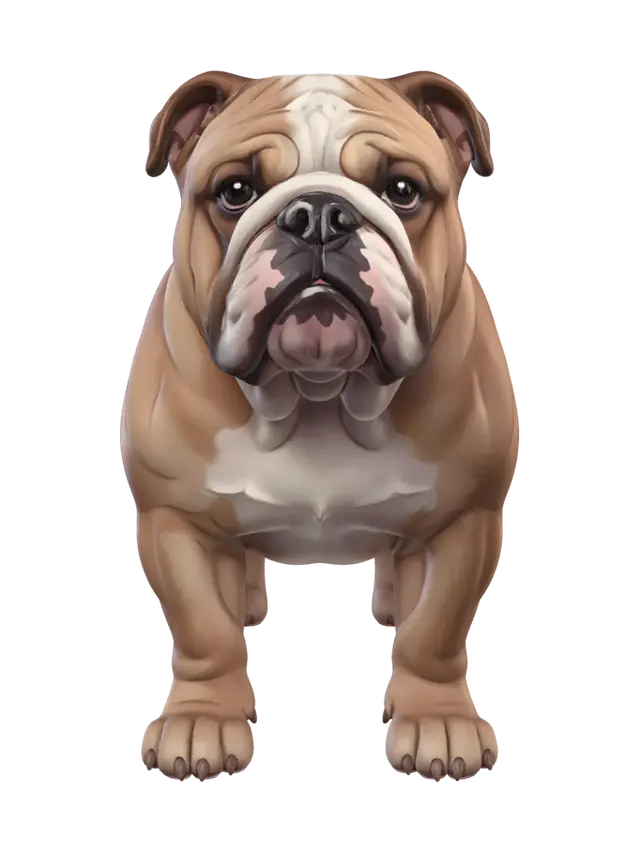 3D model for Bruno the Bulldog