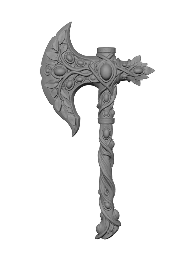 3D model for Verdant Amethyst Axe