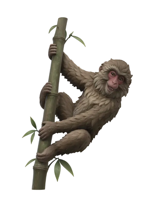 3D model for Bamboo Climber