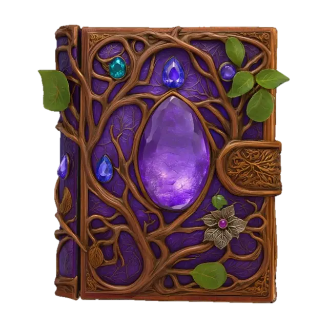 Enchanted Book - Spellbook 3D model, AI generated