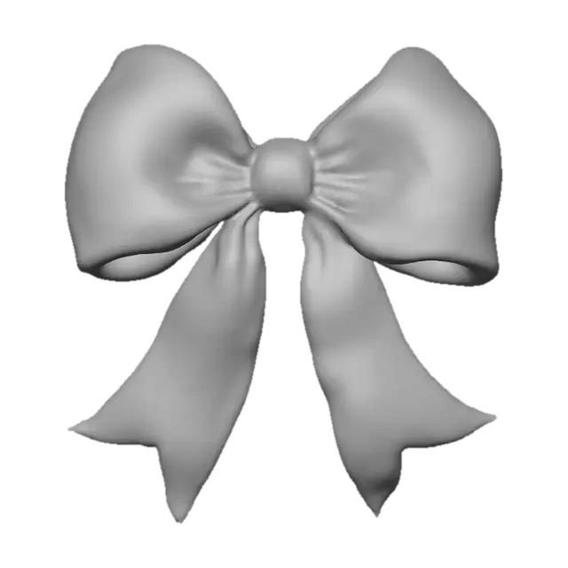 3D model for Candy Cane Bow, #Christmas2025#