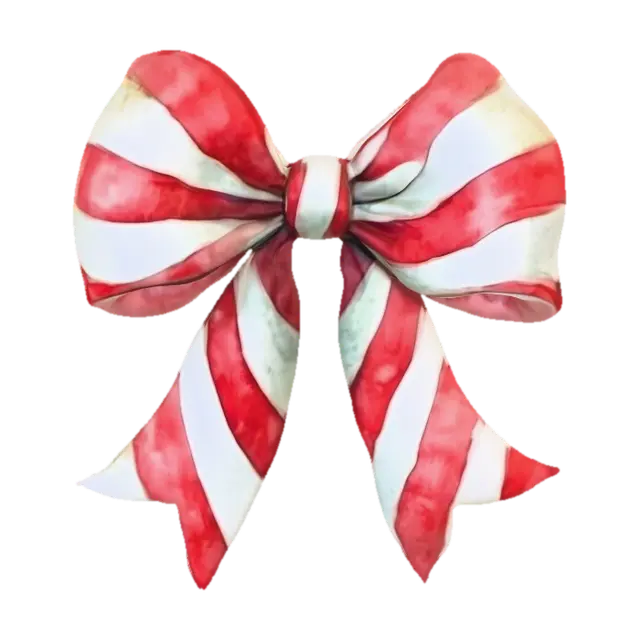 3D model for Candy Cane Bow, #Christmas2025#
