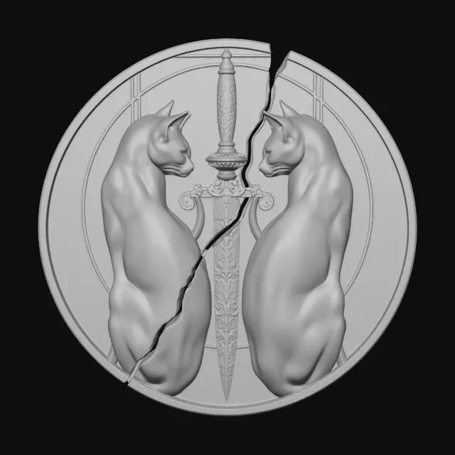 3D model for Eternal Guardians Coin