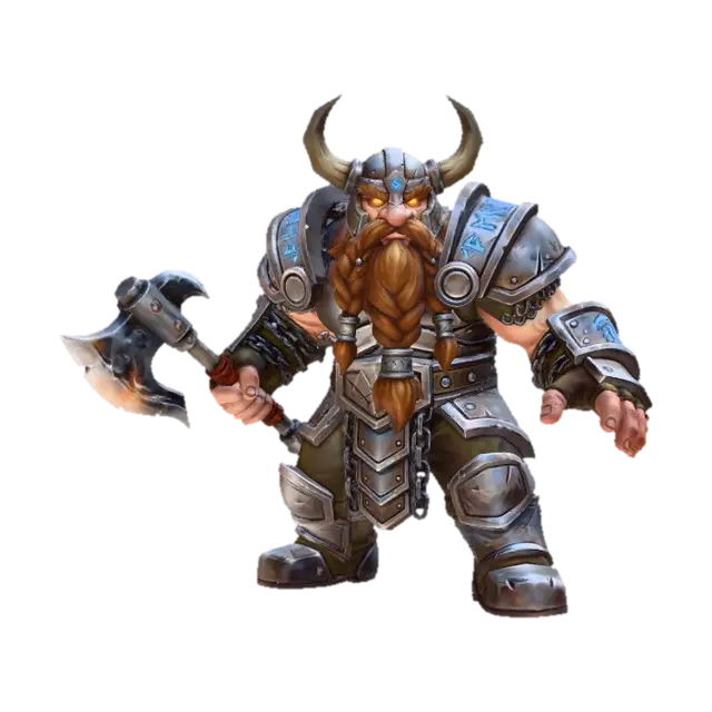 Viking Warrior Mage - Vikings 3D model, vytvořený pomocí AI