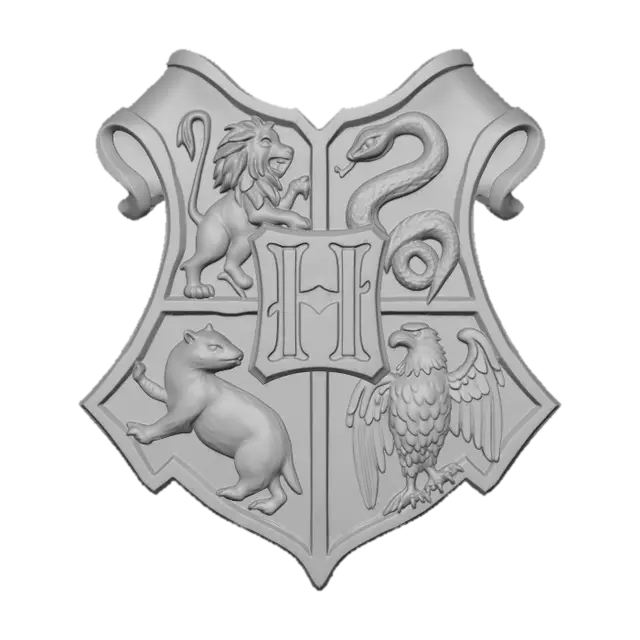 3D model for Hogwarts Crest