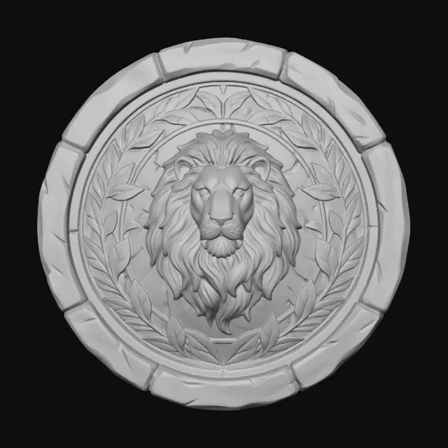 3D model for Lion in the Stone Circle
