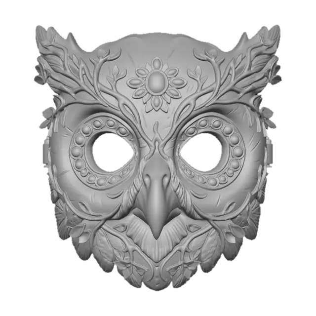 3D model for The Verdant Owl Masque