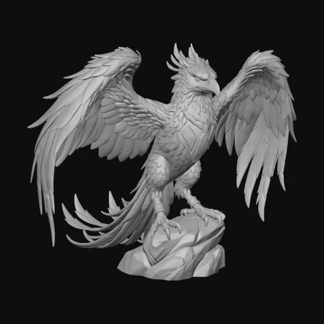 3D model for Elemental Thunderbird