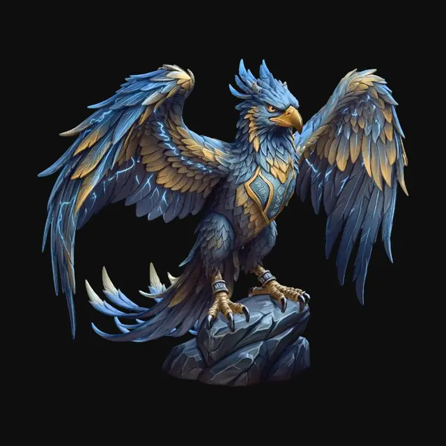 3D model for Elemental Thunderbird