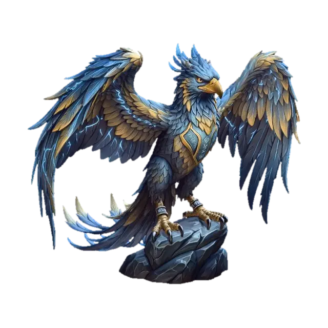 3D model for Elemental Thunderbird