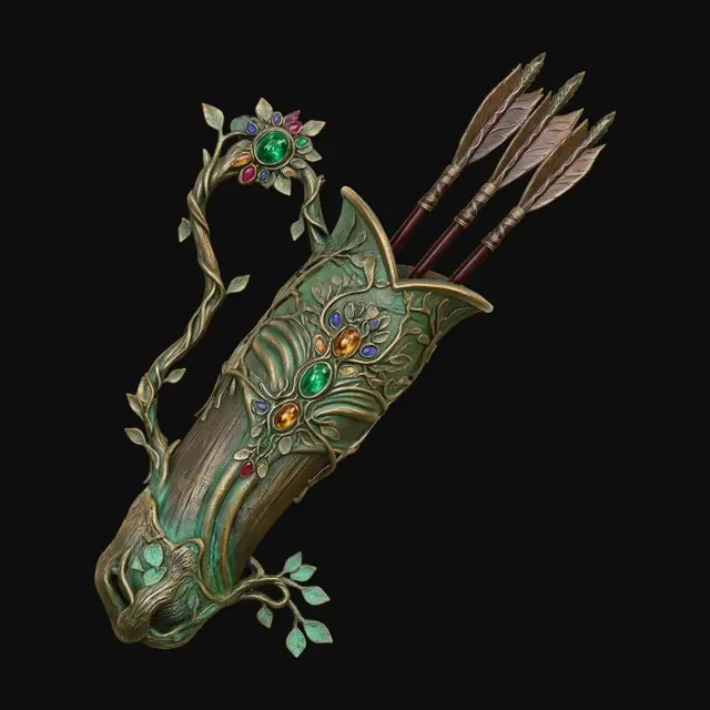 3D model for Quiver With Arrows