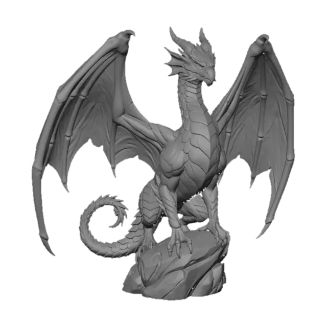 3D model for Emeraldscale Dragon