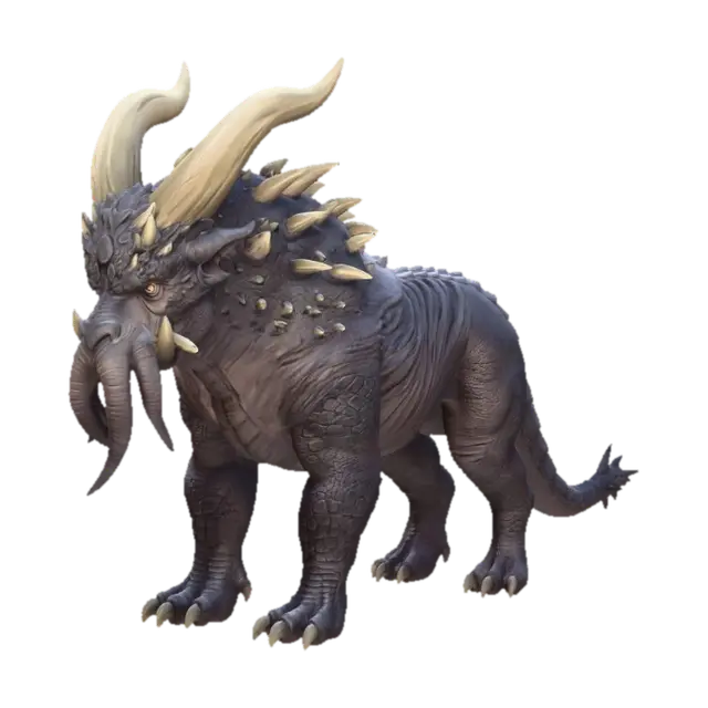 Magical Beast (from Hogwarts Legacy) - Harrypotter 3D-model, gegenereerd door AI