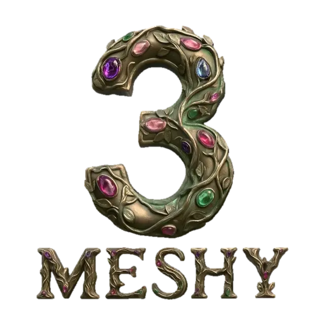 Gembound Three - Gameprop 3D model, vytvořený pomocí AI