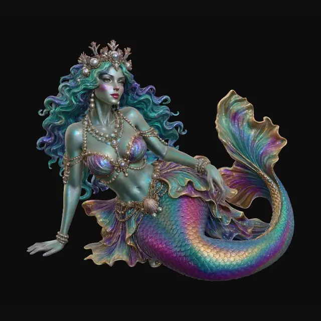 3D model for Iridescent Queen of the Tides