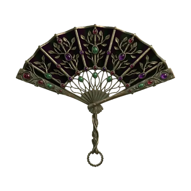 Jeweled Tree Fan - Vivid 3D model, vytvořený pomocí AI