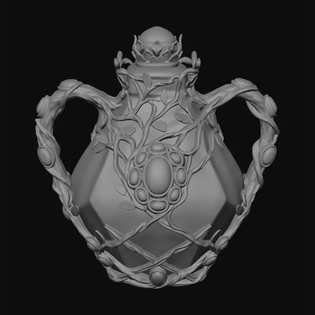 3D model for Vinebound Arcane Vessel