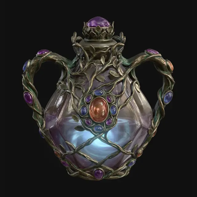 3D model for Vinebound Arcane Vessel