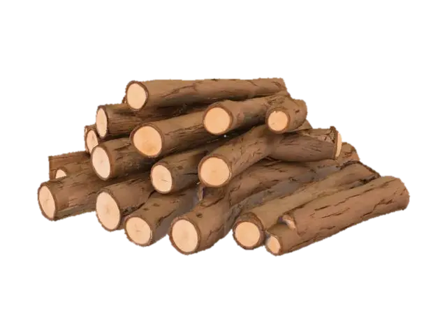 3D model for A pile of small wooden logs