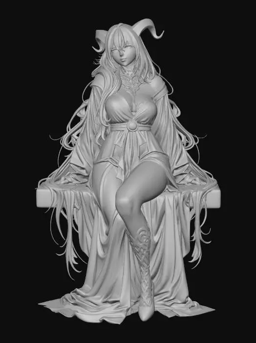 3D model for Enigmatic Sorceress
