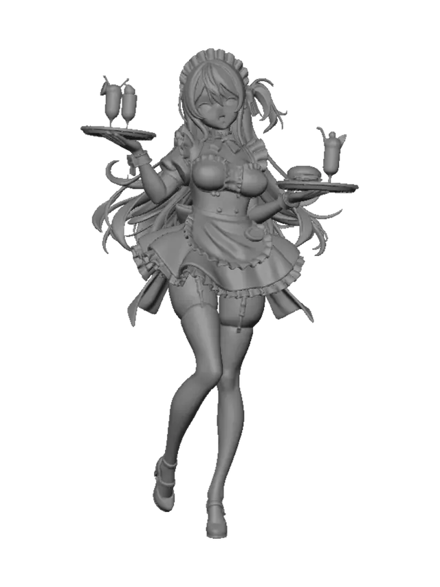 3D model for Orange Maid Serving Delights