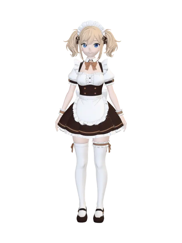 3D model for Front View Maid
