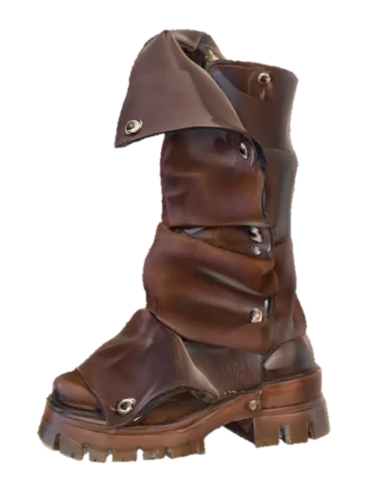 3D model for Steampunk Ripple Boot