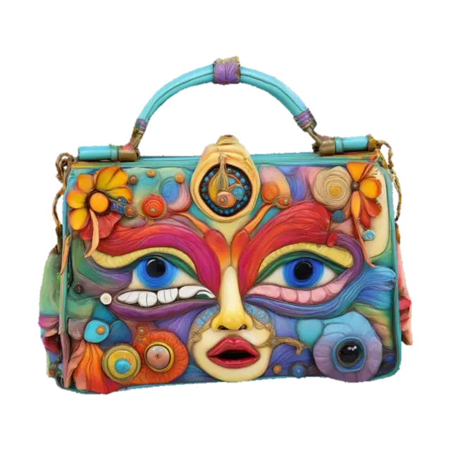 Vibrant Vision Bag 3D model, vytvořený pomocí AI