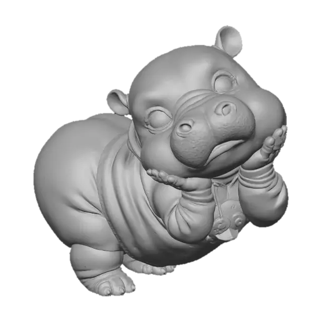 3D model for Hippo Cuddles