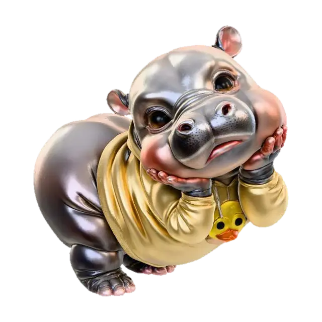 3D model for Hippo Cuddles