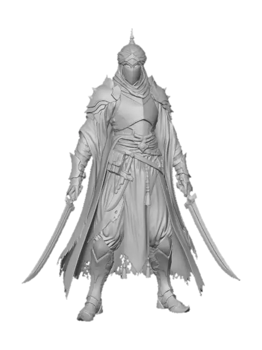3D model for Crimson Gilded Knight