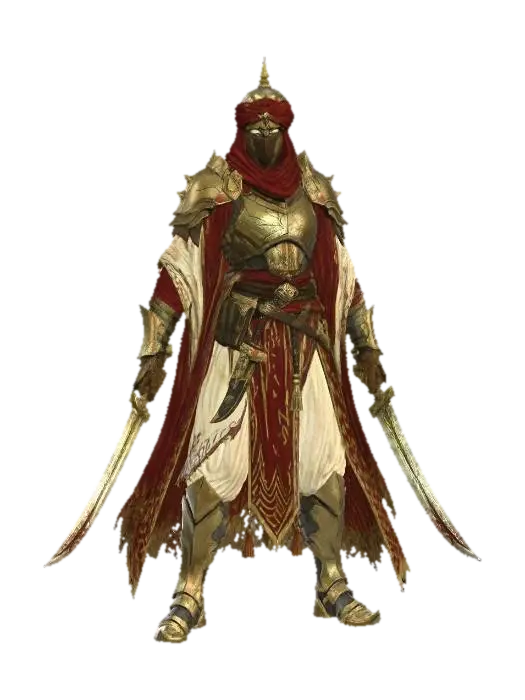 3D model for Crimson Gilded Knight