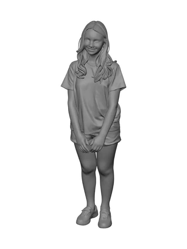 3D model for Soft Smile Portrait