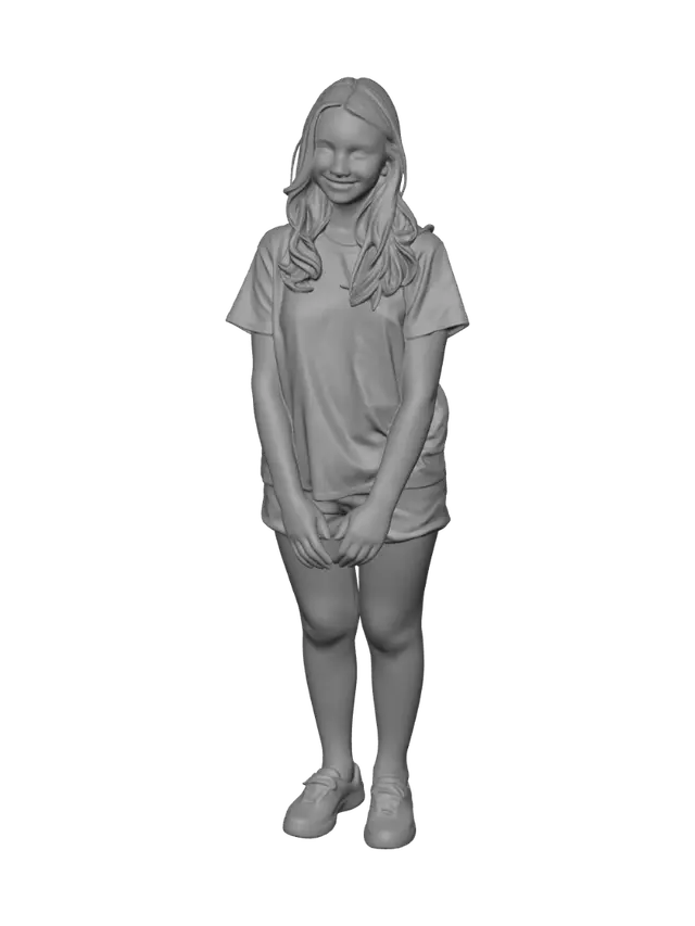 3D model for Soft Smile Portrait