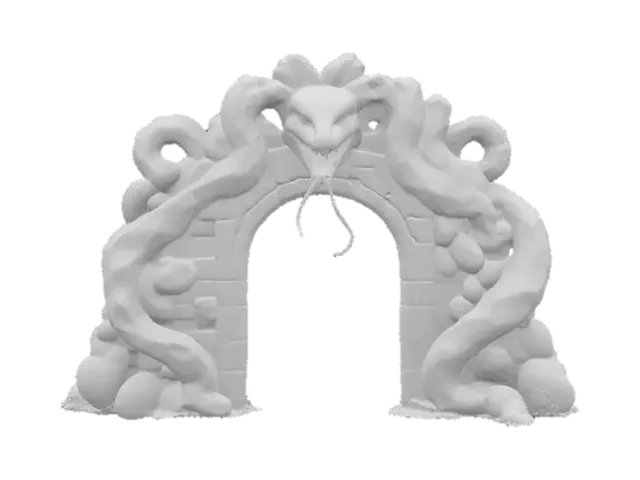 3D model for Serpent's Gate