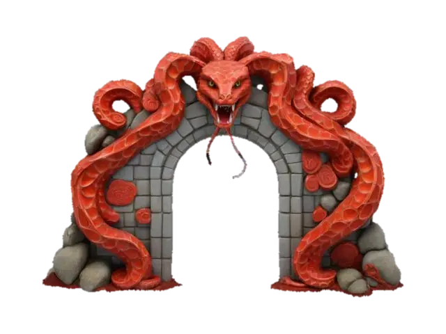 3D model for Serpent's Gate