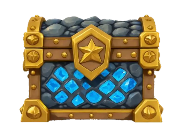 Golden Treasure Chest - Wealth 3D model, vytvořený pomocí AI