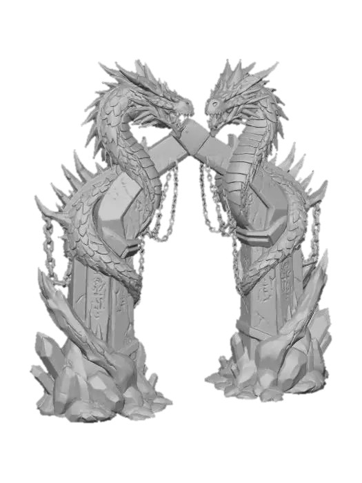 3D model for Dragon Gate