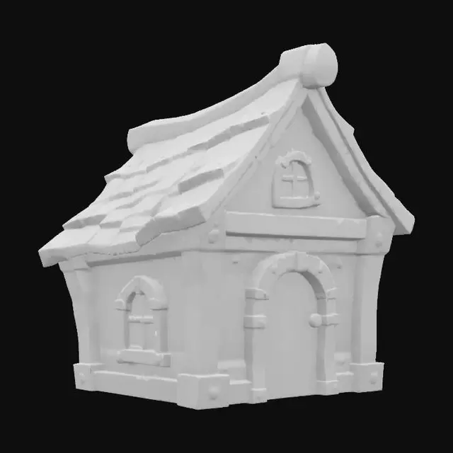 3D model for Whimsical Cottage