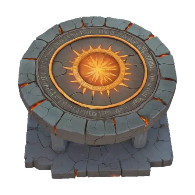 3D model for Ancient Rune Altar