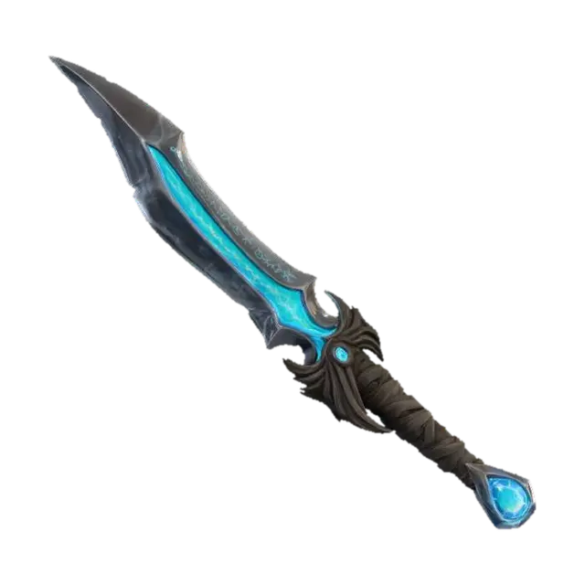 Frostblade Enigma - Blades 3D model, vytvořený pomocí AI