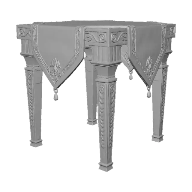 3D model for Elegant Table Setting