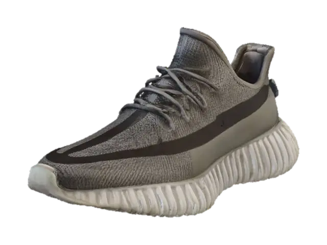 adidas Yeezy Boost 350 shoes 3D model, vytvořený pomocí AI