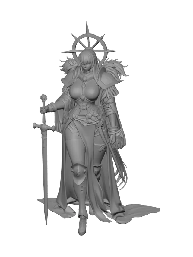 3D model for Crimson Halo Warden